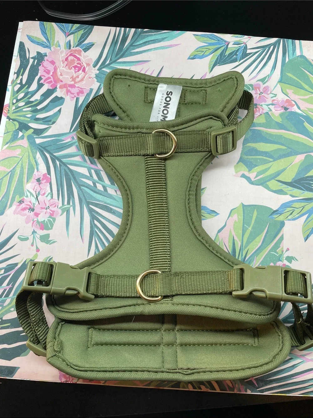 SONOMI Olive Green Dog Harness